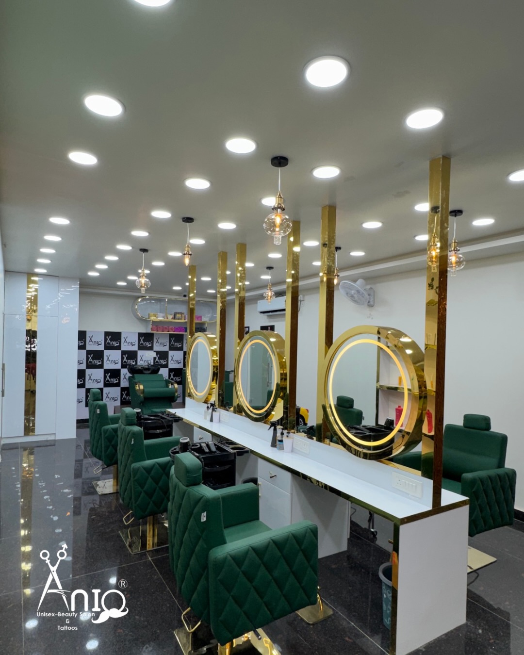 Bespoke tattoo studio zone at ANIQ Salon Annojiguda
